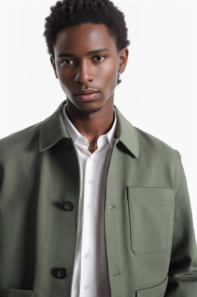 Herren modische Utility-Jacke mit praktischen Taschen Krohn-e