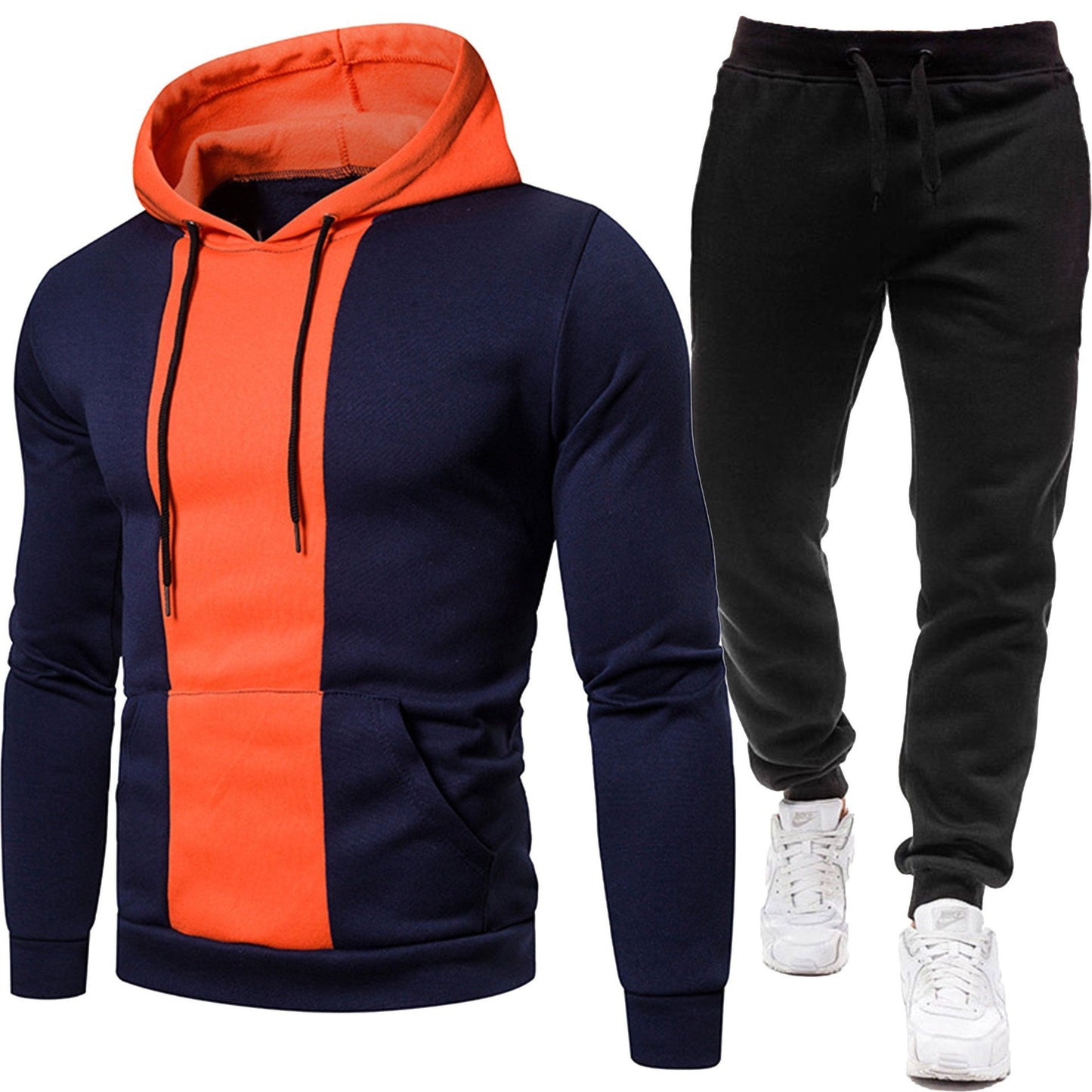 Herren Sportliche Kapuzenjacke und Jogginghose Krohn-e