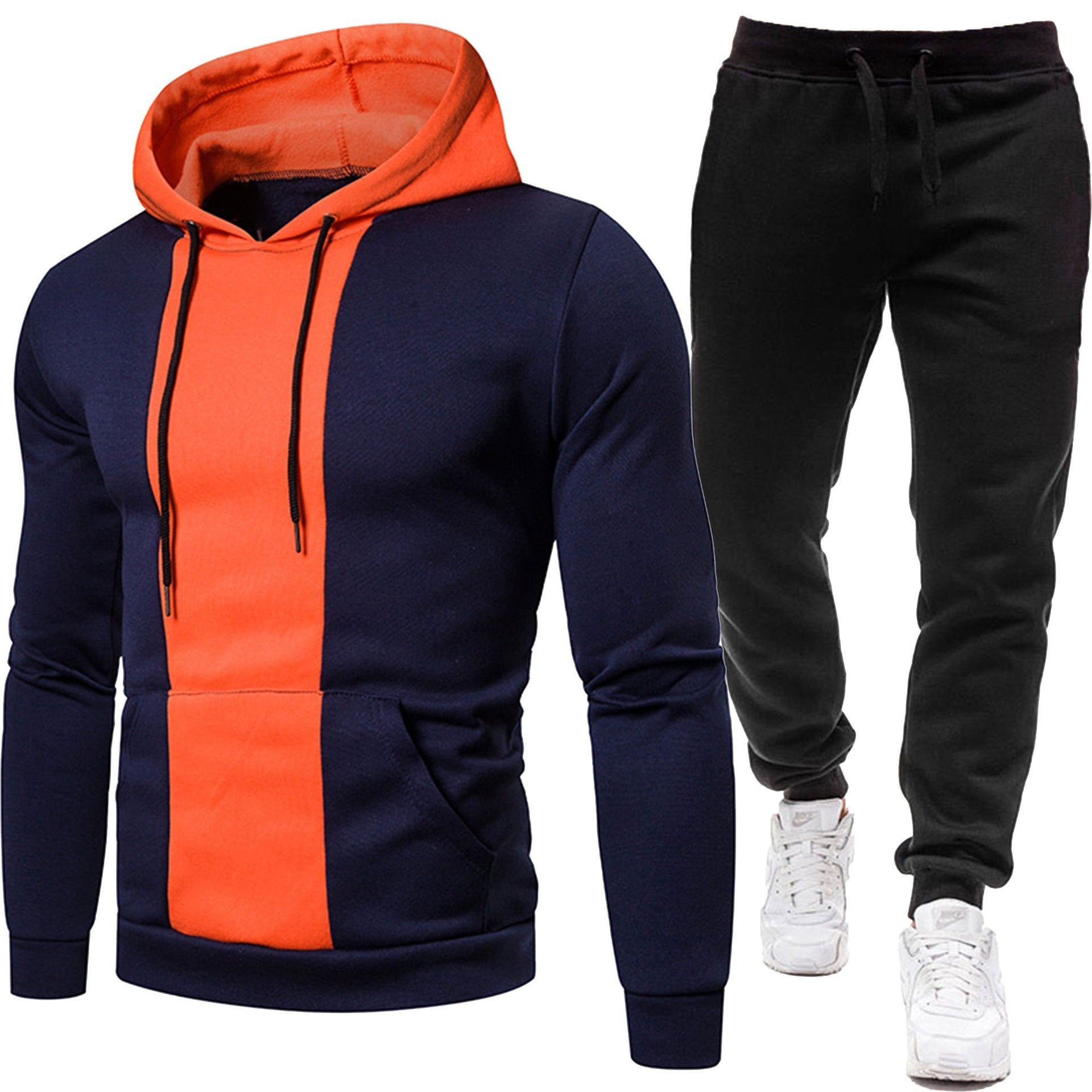 Herren Sportliche Kapuzenjacke und Jogginghose Krohn-e