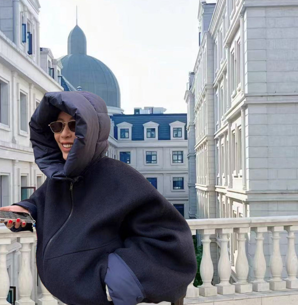 Damen modische Übergangsjacke mit kuscheliger Innenseite und verstellbarem Saum Krohn-e