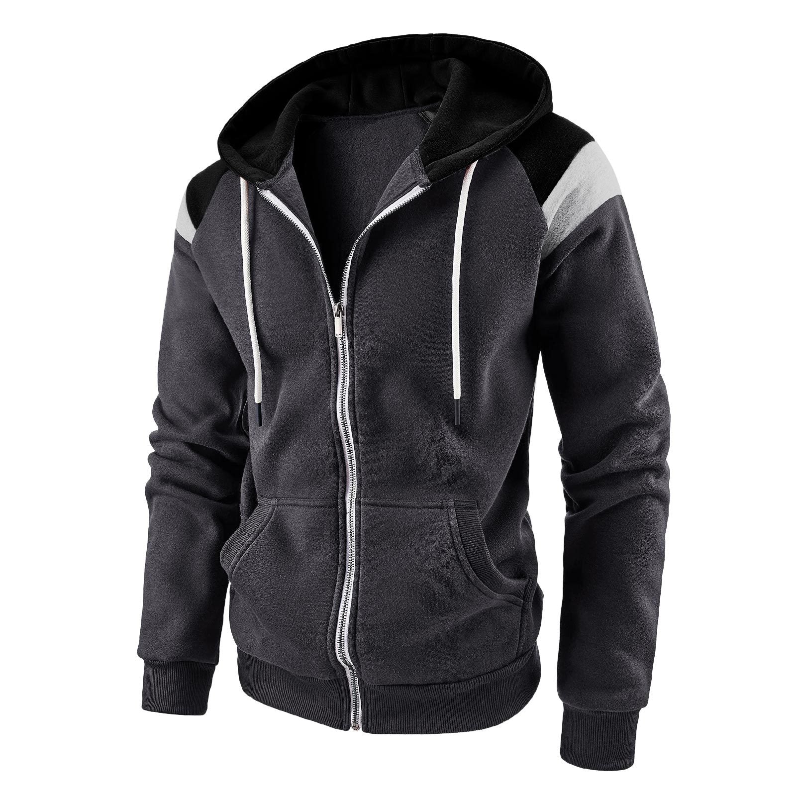 Herren sportlicher Kapuzenzipper Krohn-e