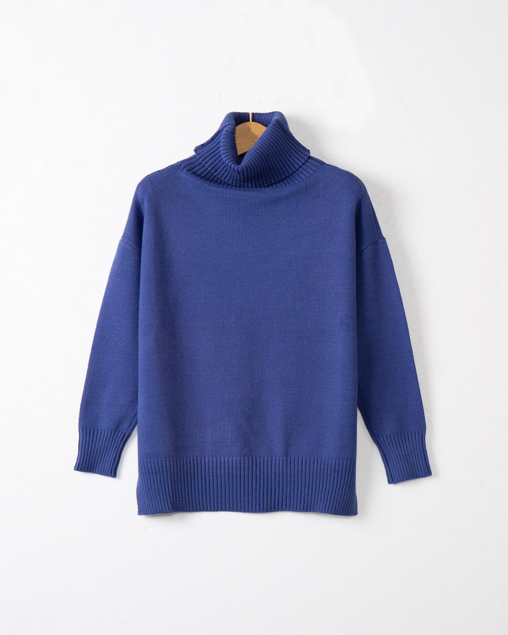 Damen legerer Rollkragenpullover mit praktischem Schnitt Krohn-e