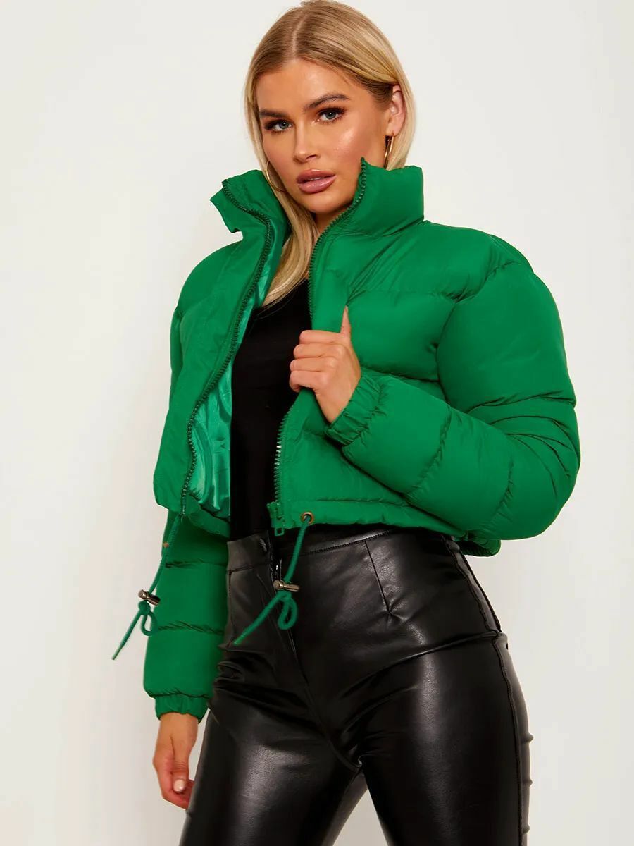 Damen stylische, kurz geschnittene Steppjacke Krohn-e