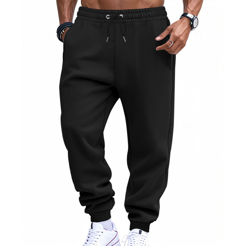 Herren modische Jogginghose mit elastischem Bund und seitlichen Taschen Krohn-e