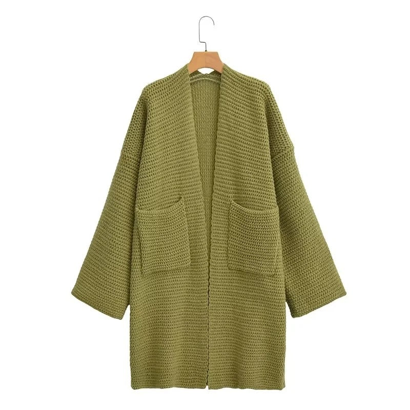 Damen Strickmantel mit Taschen Krohn-e