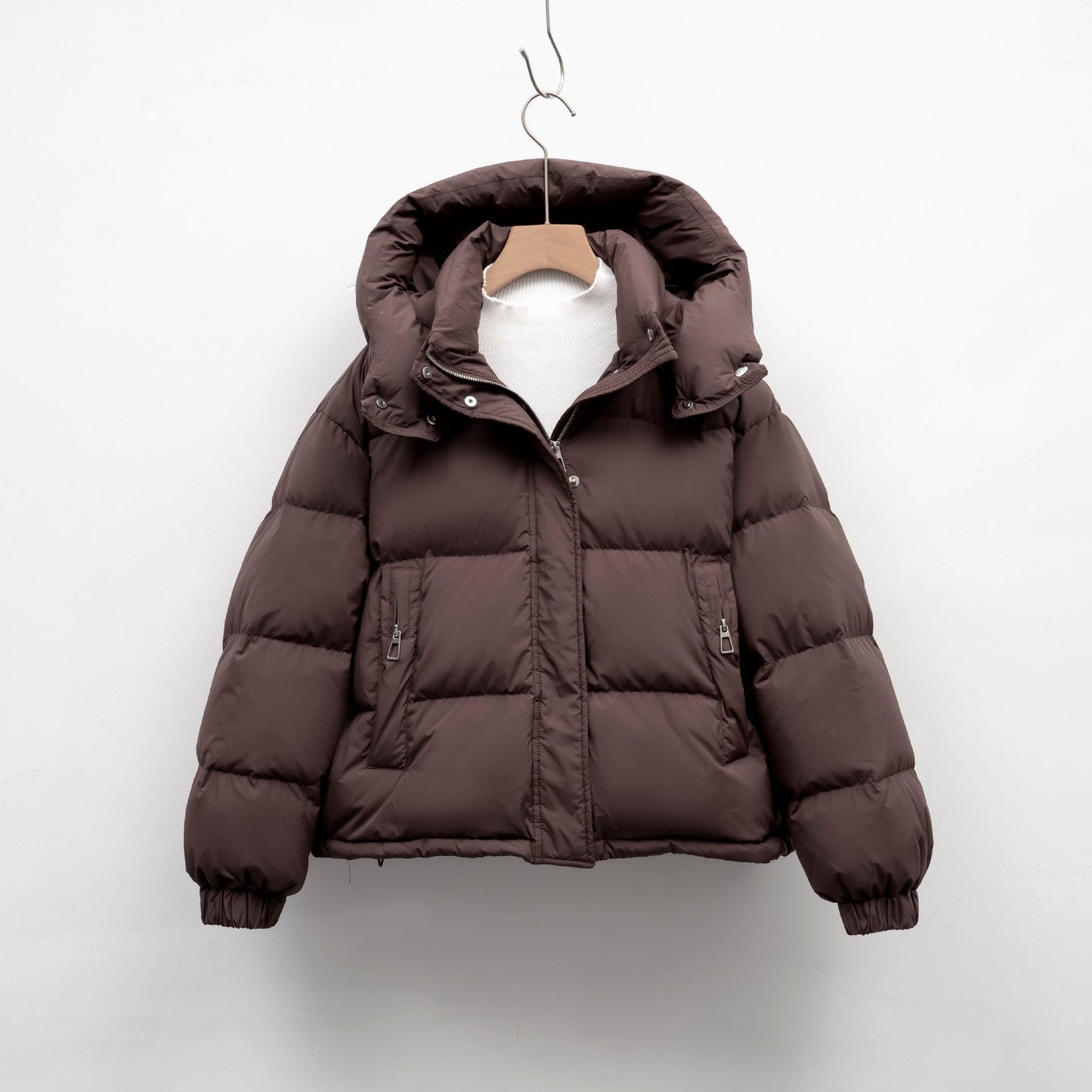 Damen Pufferjacke mit abnehmbarer Kapuze und voluminösem Schnitt Krohn-e