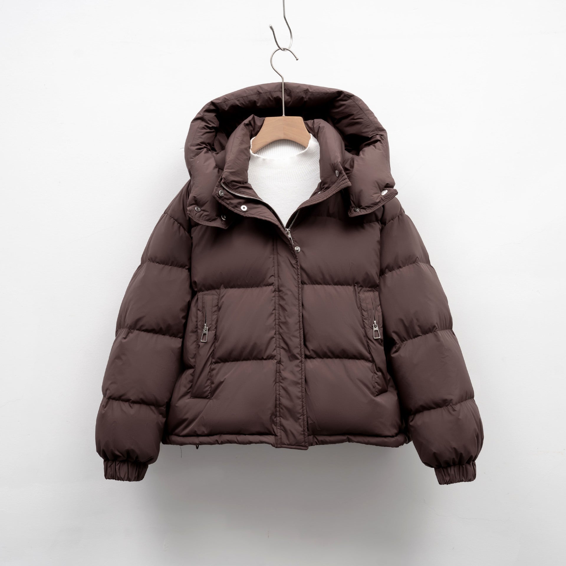 Damen Pufferjacke mit abnehmbarer Kapuze und voluminösem Schnitt Krohn-e