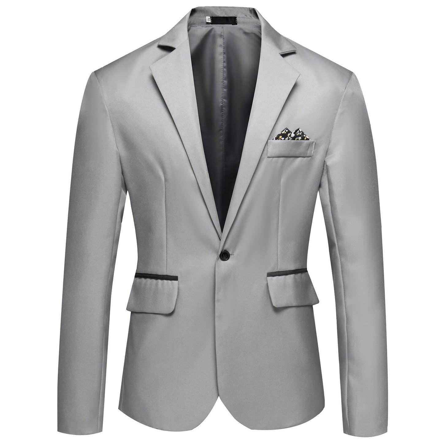 Herren modischer und eleganter Anzugjacke mit satiniertem Finish Krohn-e