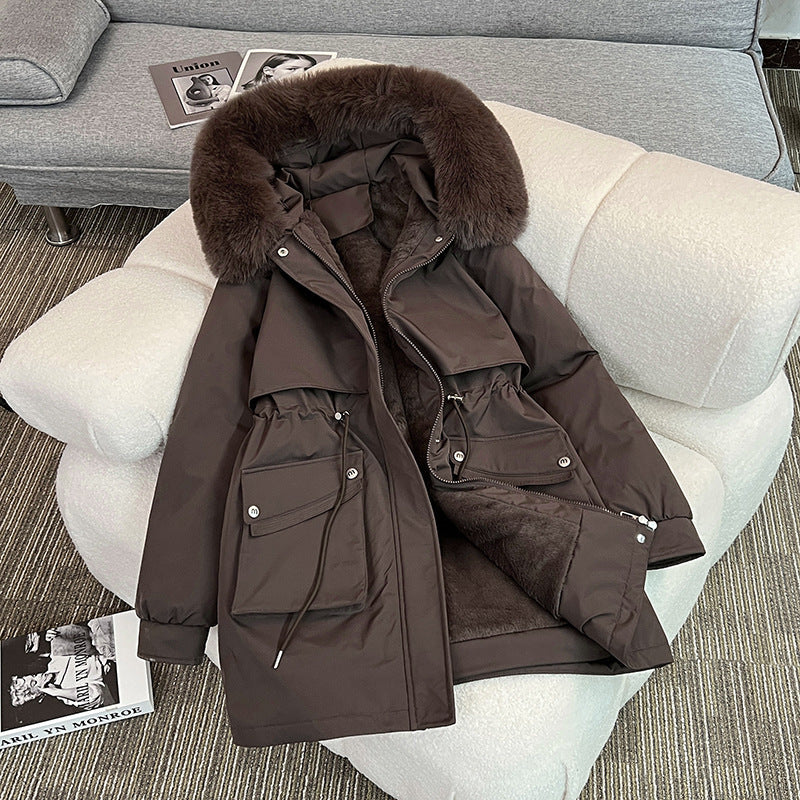 Damen Modischer Winterparka mit kuscheligem Innenfutter und praktischen Taschen Krohn-e