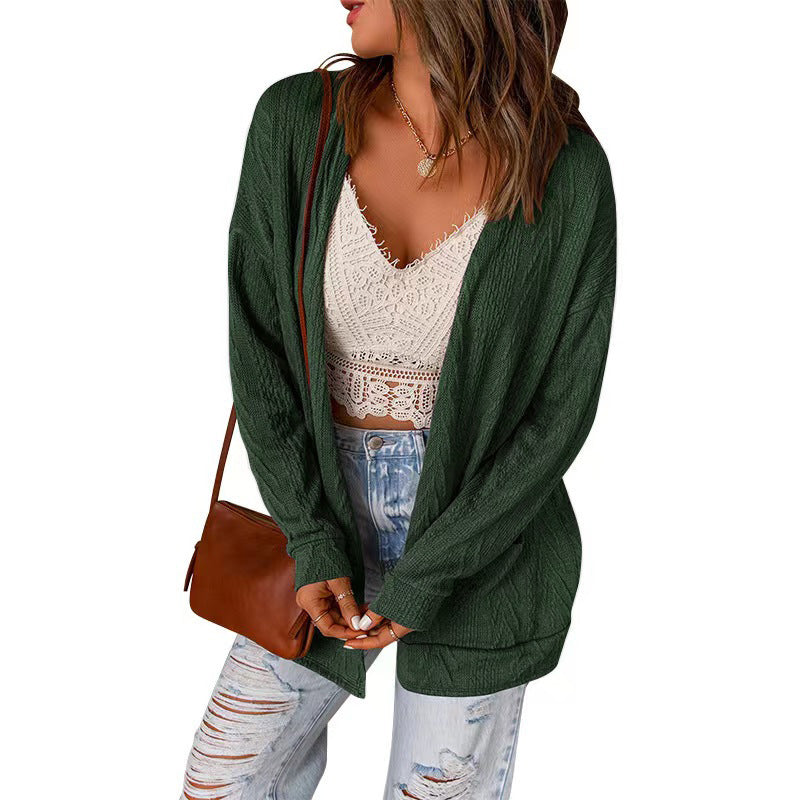 Damen lässige Long Cardigan Krohn-e