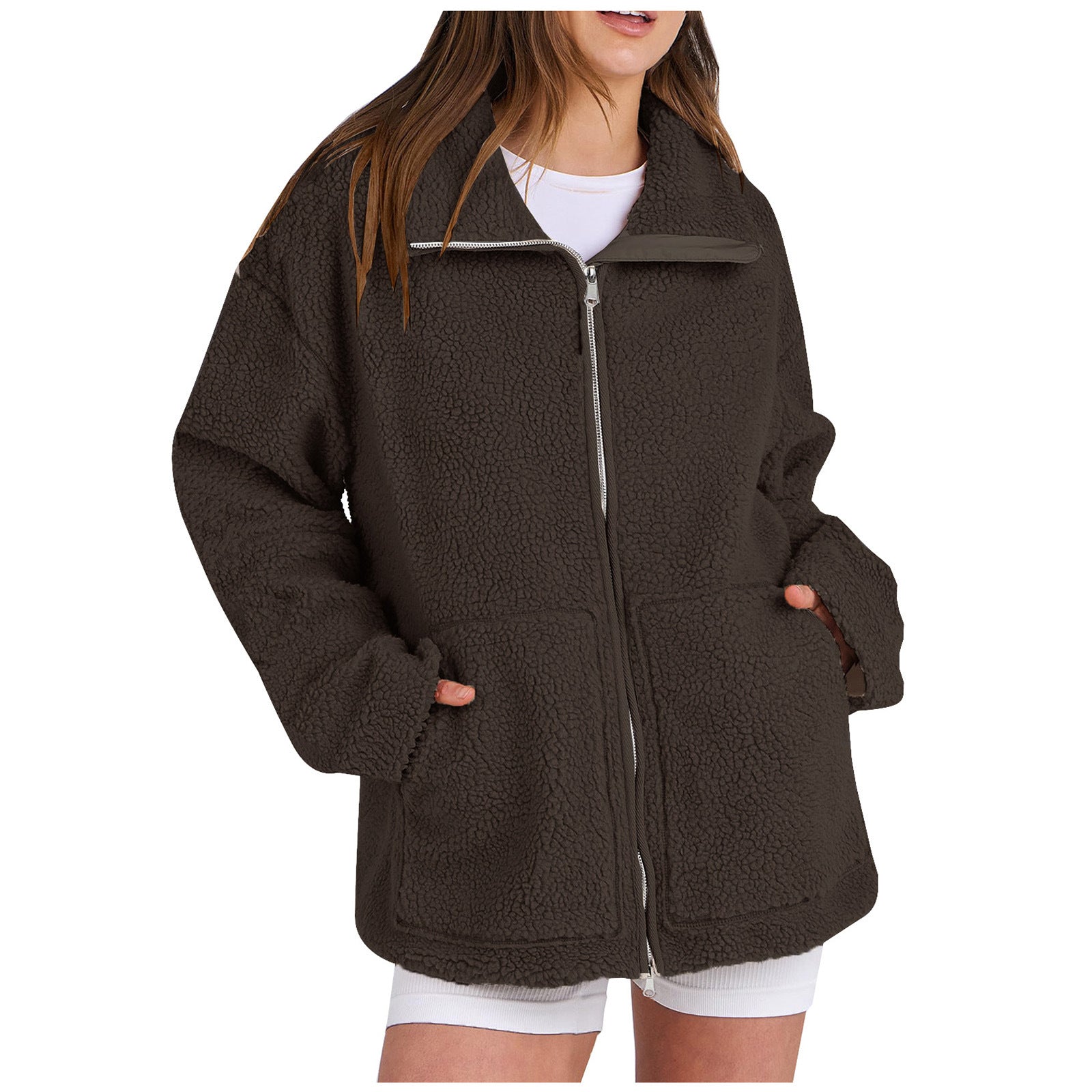 Damen Gemütlicher Fleece-Hoodie Krohn-e