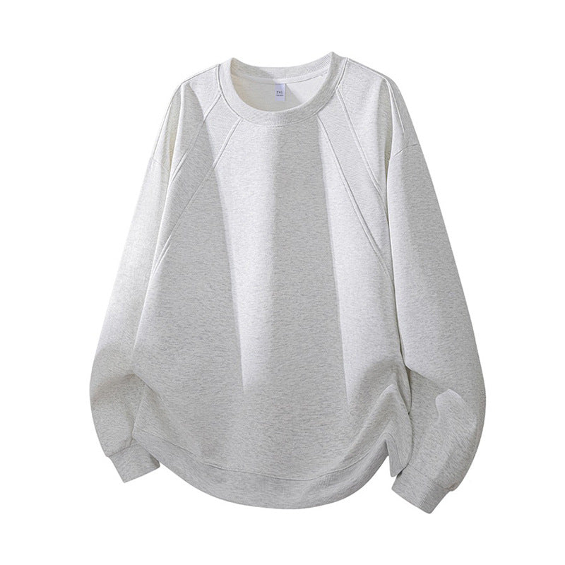 Damen Oversized Sweatshirt mit Raglanärmeln und elastischem Bund Krohn-e