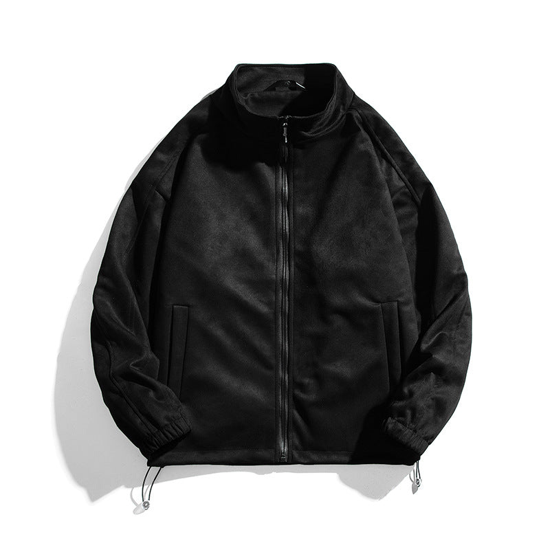 Damen sportliche Fleece-Jacke mit hohem Kragen und seitlichen Reißverschlusstaschen Krohn-e