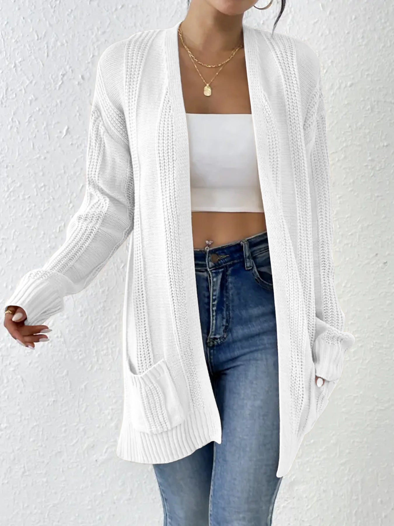 Damen Strickjacke mit Taschen Krohn-e