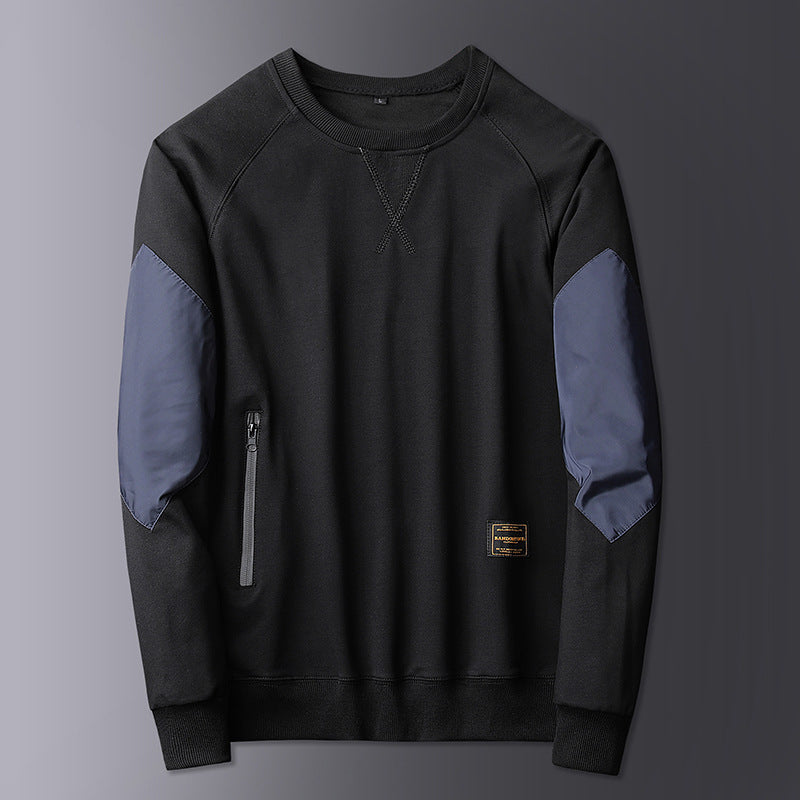 Herren Sportlicher Sweatshirt mit kontrastierenden Ärmeln Krohn-e