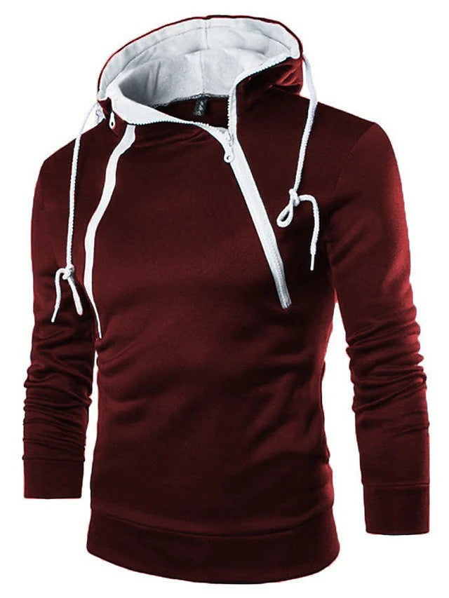 Herren moderne Kapuzenpullover mit praktischem Reißverschluss Krohn-e