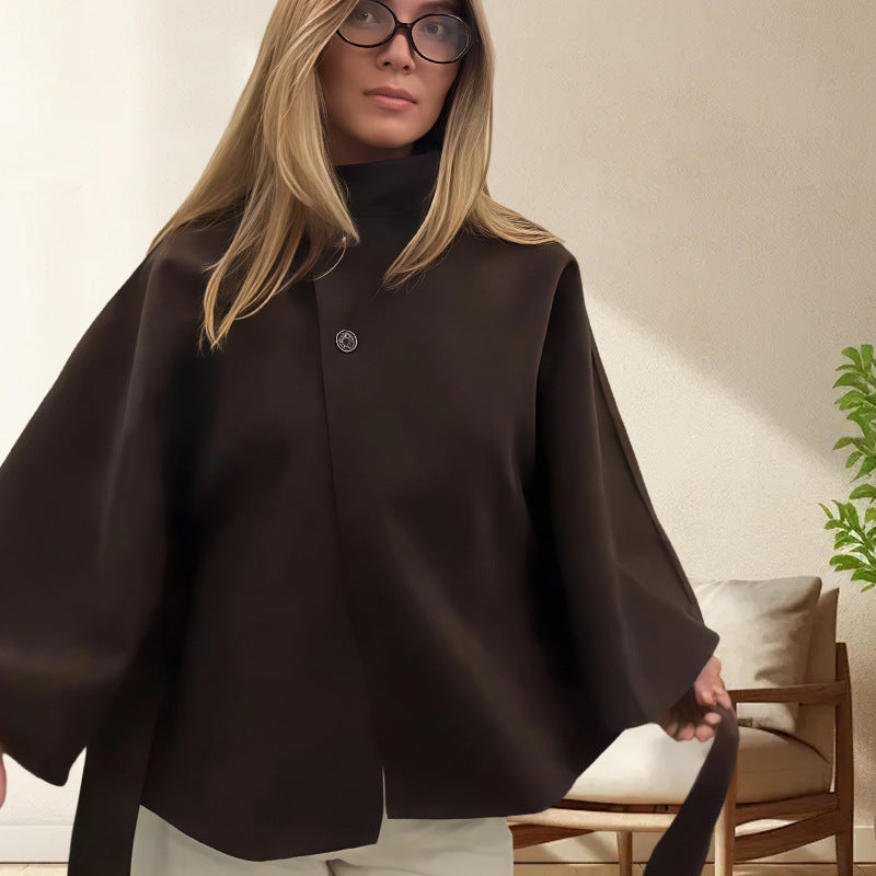 Damen elegante und vielseitige Cape-Jacke Krohn-e