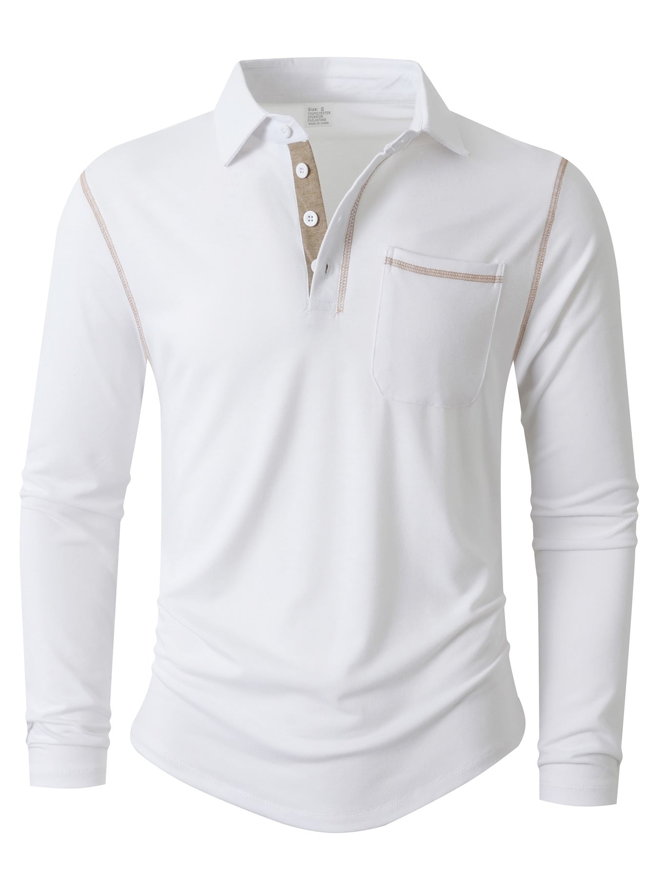 Herren Langarm Poloshirt Krohn-e