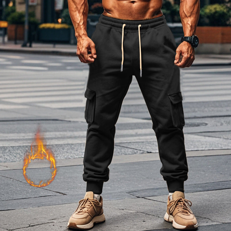 Herren Sportliche Cargo-Jogginghose mit elastischem Bund und praktischen Taschen Krohn-e