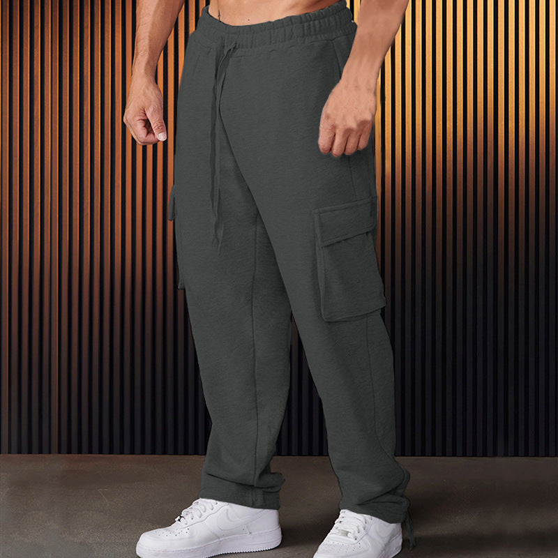 Herren Cargo-Jogginghose mit verstellbarem Bund und praktischen Seitentaschen Krohn-e