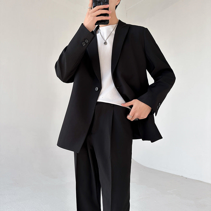 Herren eleganter Anzugblazer mit modernem Schnitt und feinem Innenfutter Krohn-e