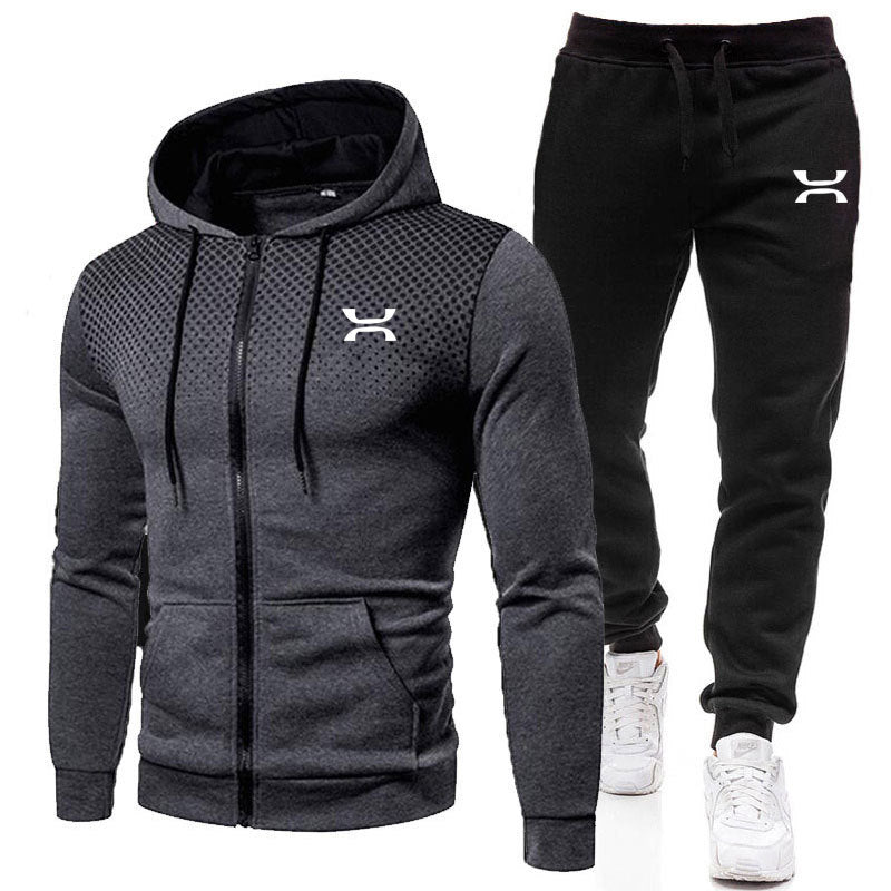 Herren Sportanzug mit atmungsaktivem Hoodie und bequemen Jogginghosen Krohn-e