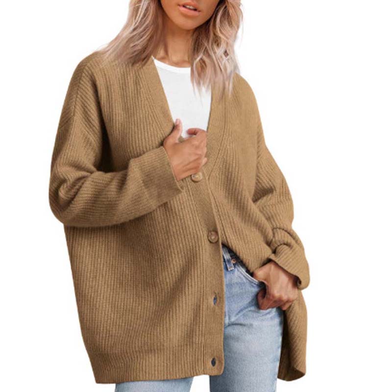 Krohn-e | Klassische Strick-Strickjacke für Alltag