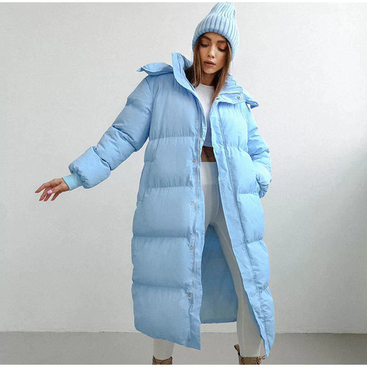 Krohn-e | Lange Wattierte Winterjacke