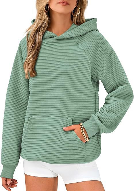Damen Kapuzensweater aus strukturiertem Stoff Krohn-e