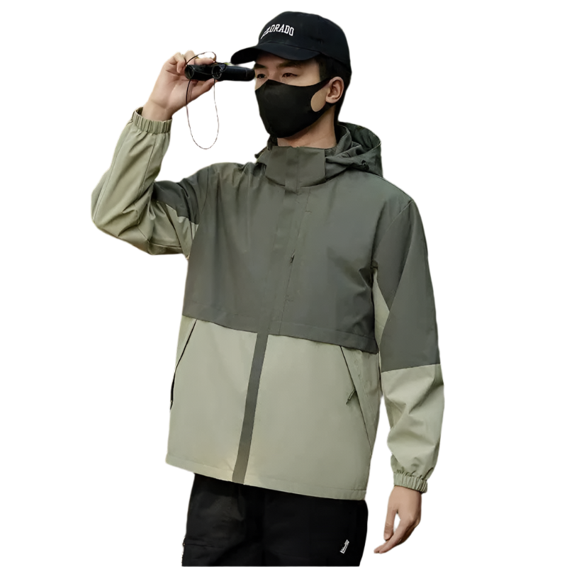 Krohn-e | Leichte Wasserdichte Herrenjacke