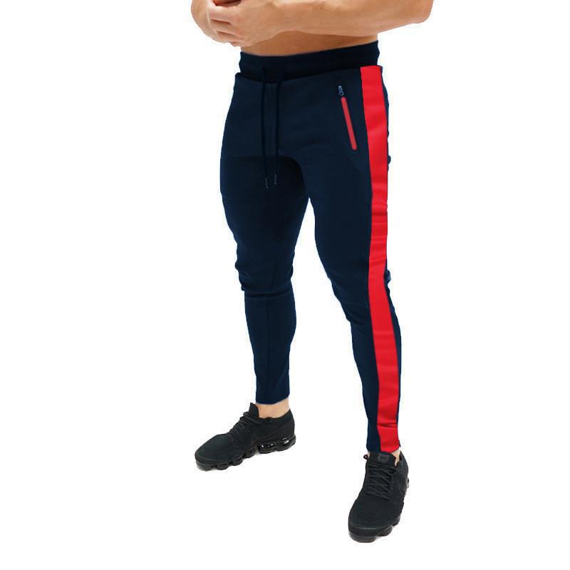 Herren Sportliche Jogginghose mit seitlichen Reißverschlusstaschen Krohn-e