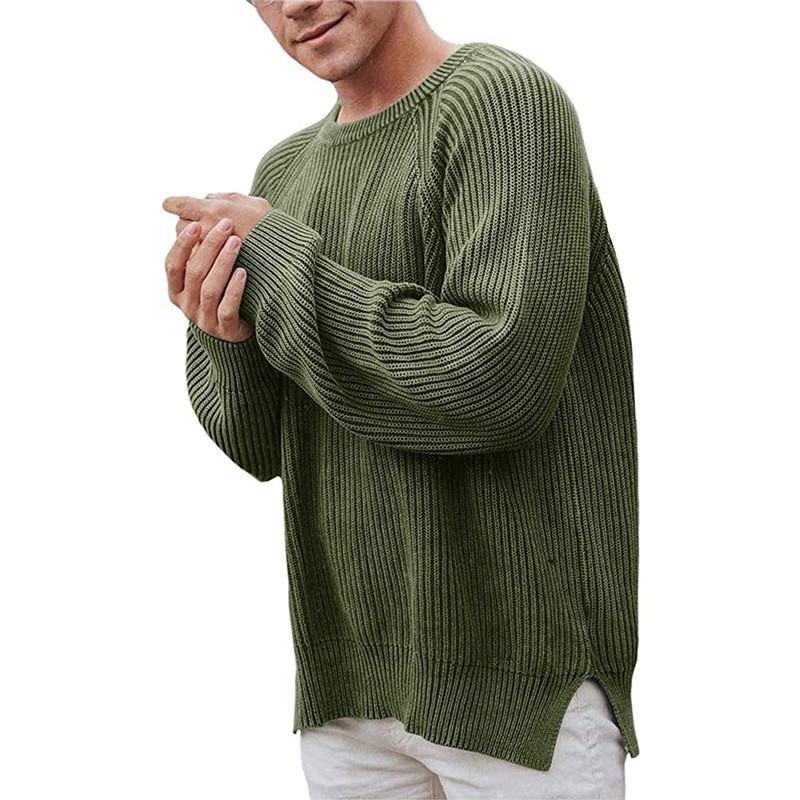 Herren eleganter Strickpullover mit strukturiertem Design und modernem Schnitt Krohn-e