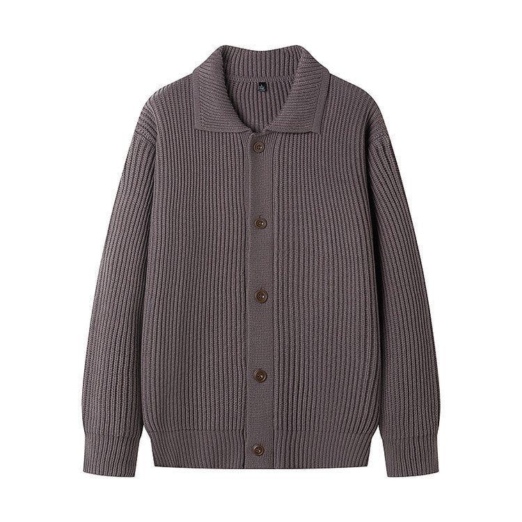 Herren Strickjacke mit sportlichem Design und modischem Schalkragen Krohn-e