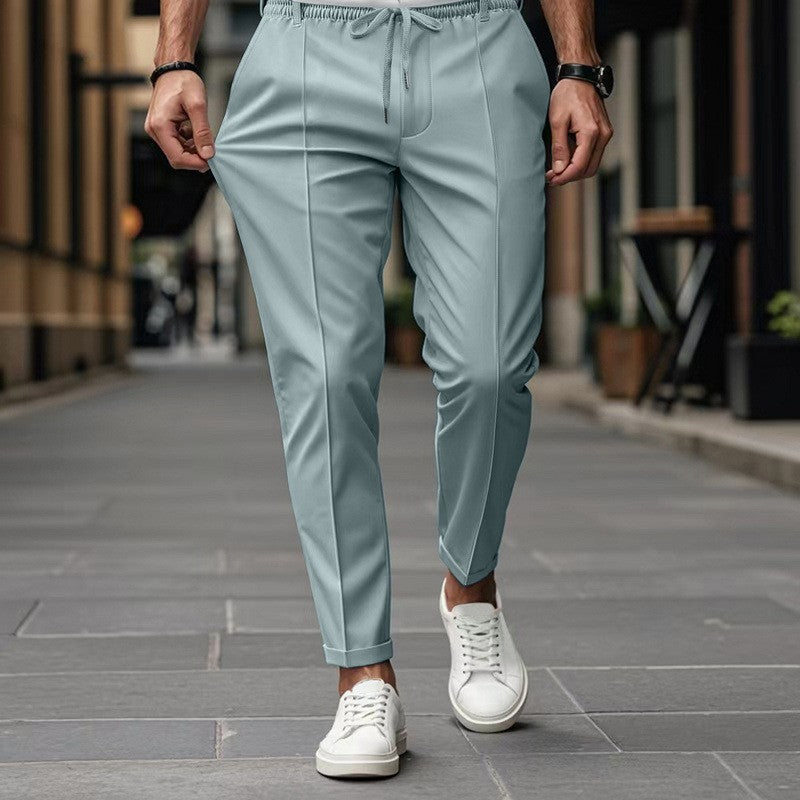 Herren modische Slim-Fit Jogginghose mit elastischem Bund und praktischen Seitentaschen Krohn-e