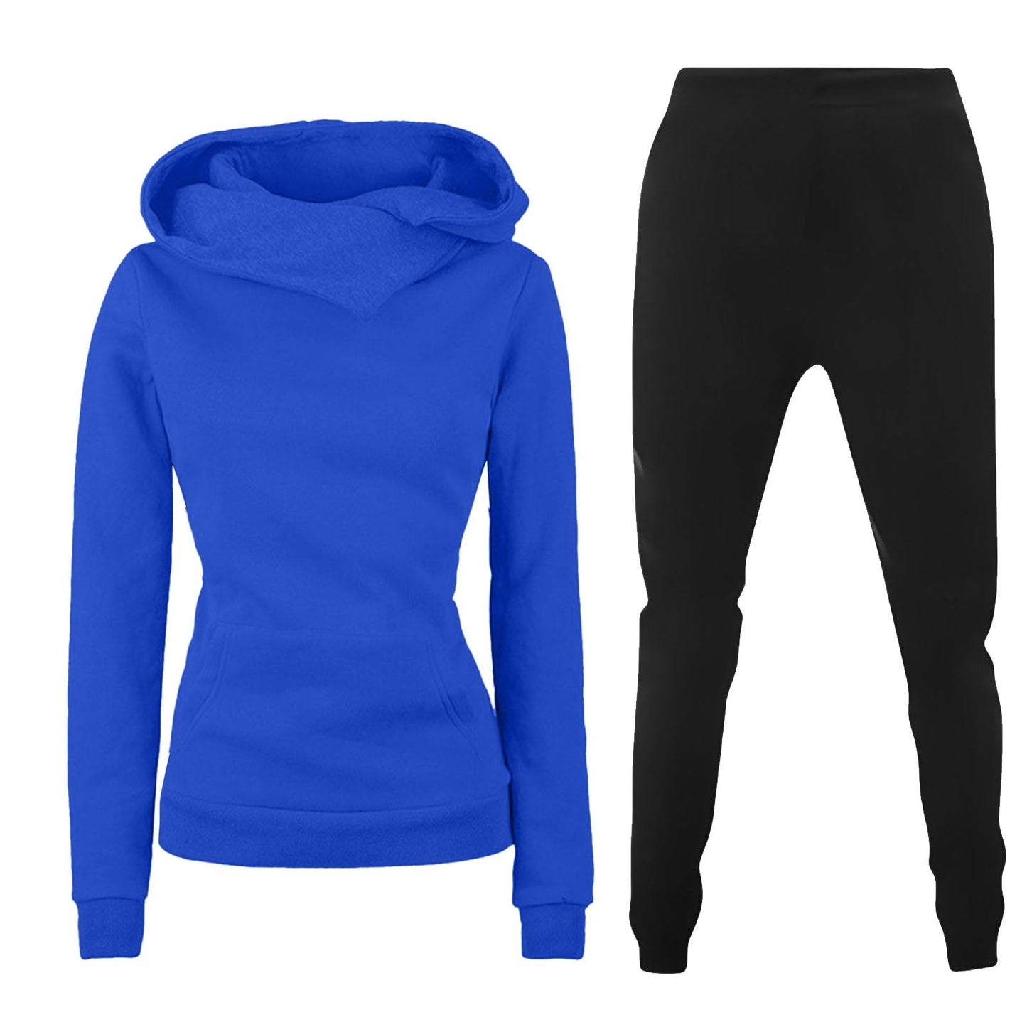 Damen Kapuzenpullover und Sporthose Kombination Krohn-e