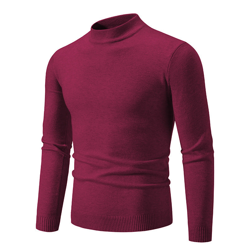 Herren modischer Rollkragenpullover aus feiner Strickqualität Krohn-e