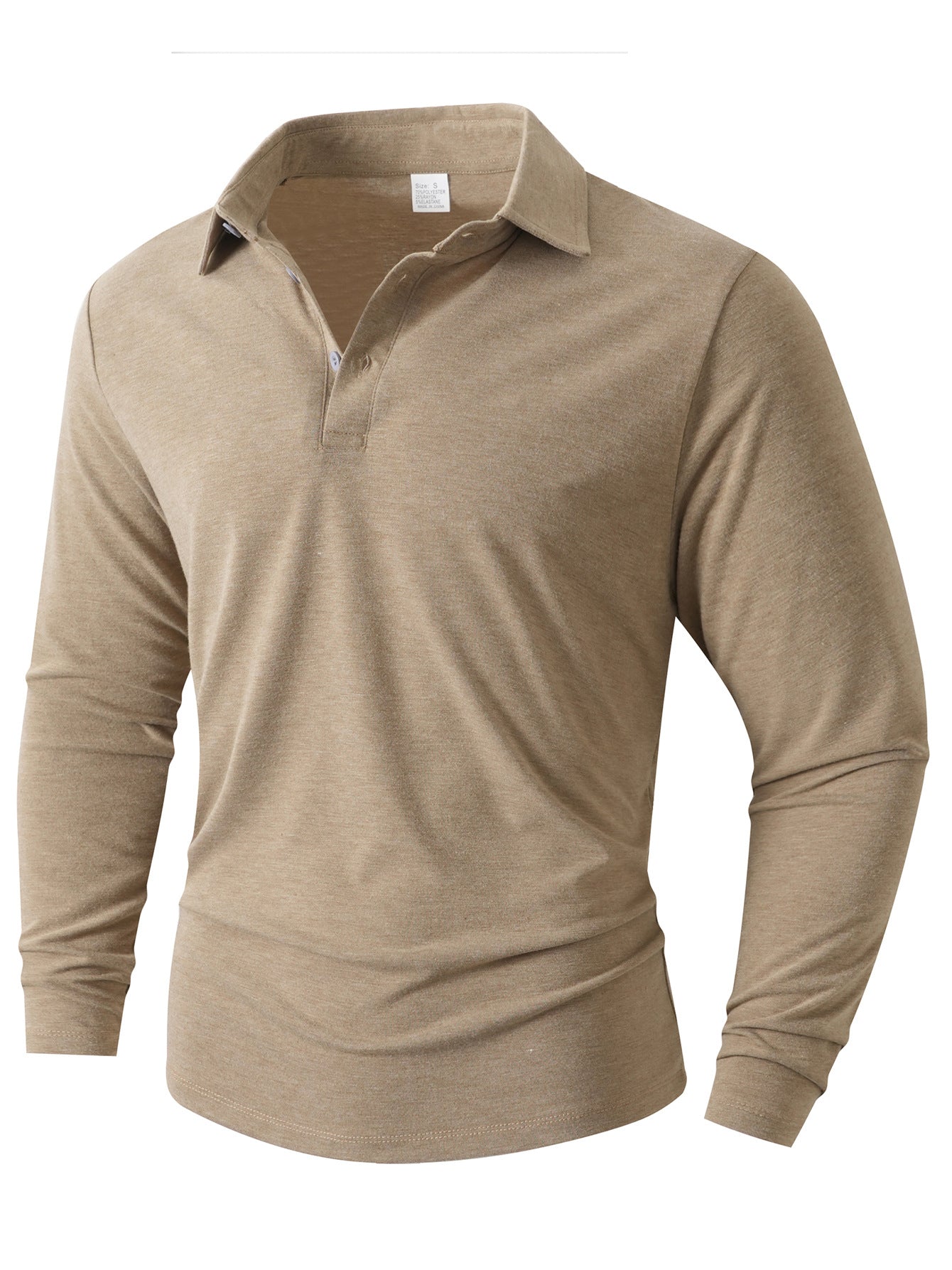 Herren Langarm Poloshirt mit modernem Schnitt Krohn-e