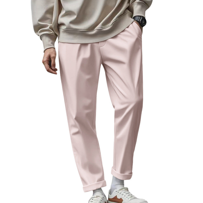 Herren elegante Chino-Hose mit bequemem Bund und modischem Schnitt Krohn-e