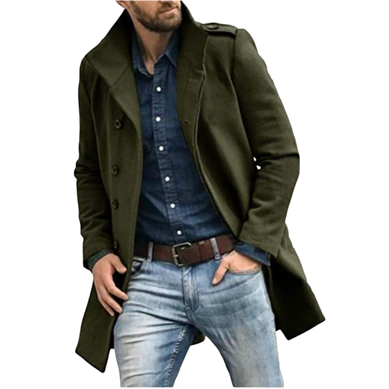 Herren klassischer Trenchcoat mit modernem Schnitt Krohn-e