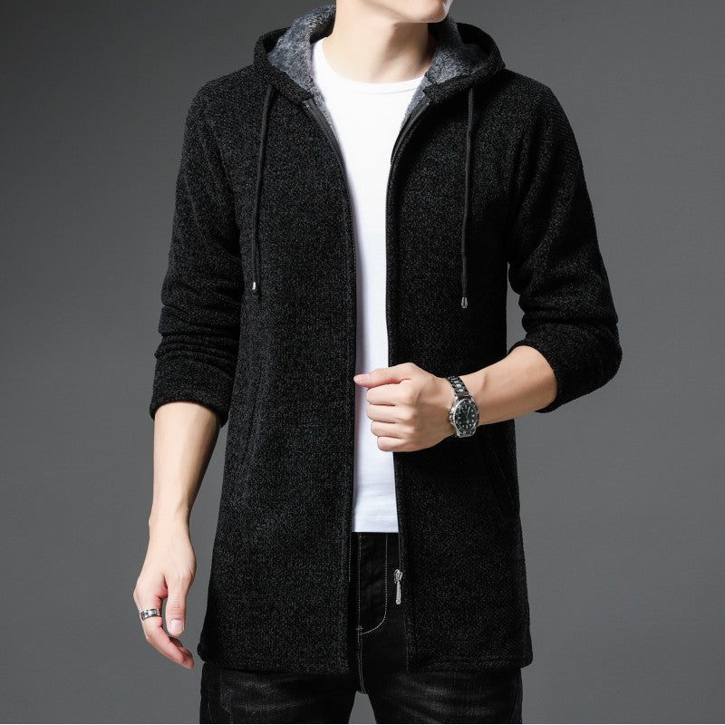 Herren urbane Freizeitjacke mit Kapuze Krohn-e