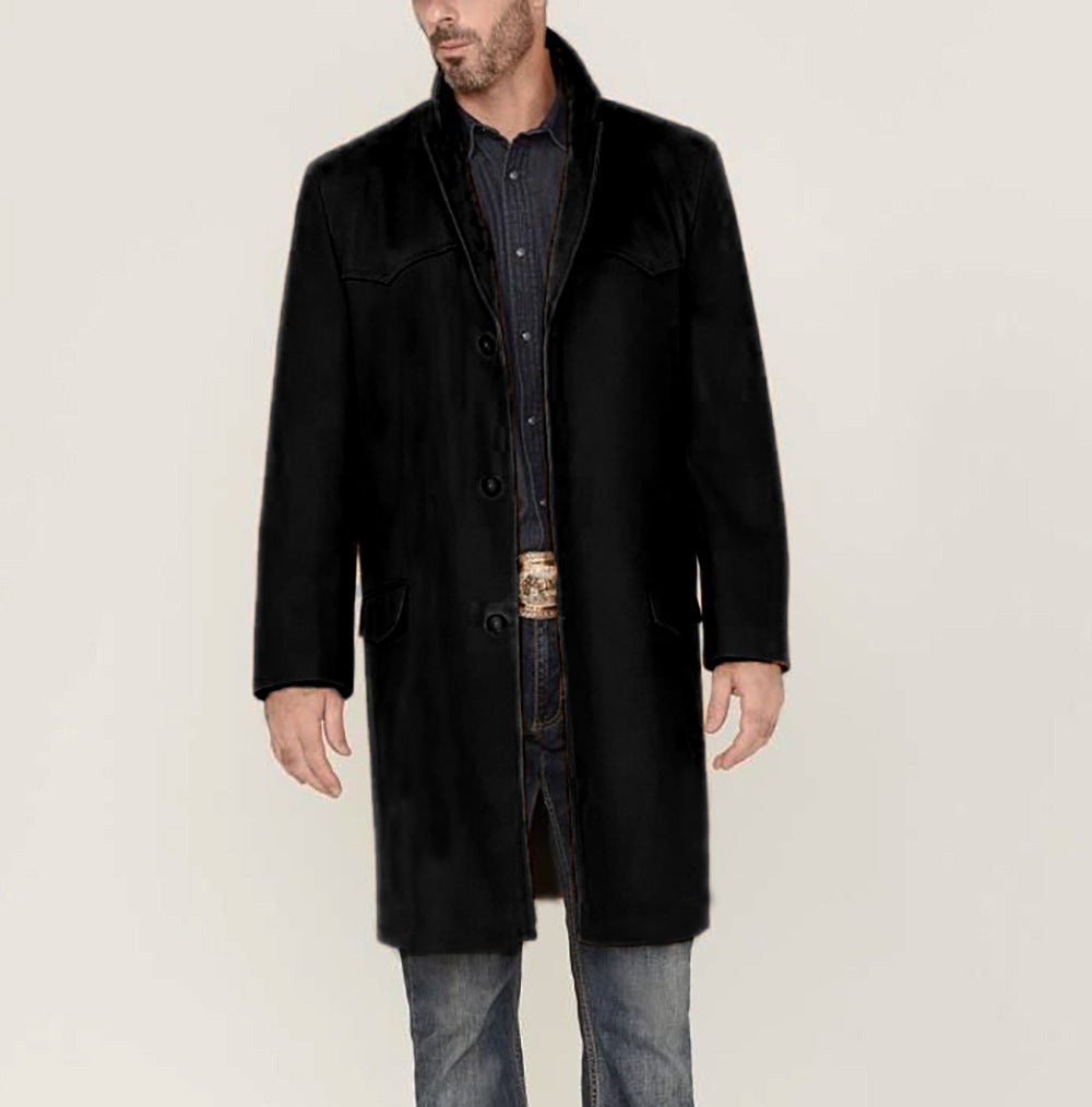 Herren eleganter, klassischer Überziehmantel Krohn-e