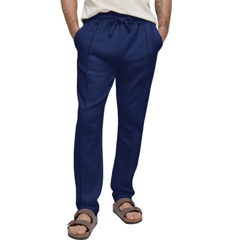 Herren sportliche Freizeithose mit elastischem Bund und seitlichen Eingrifftaschen Krohn-e