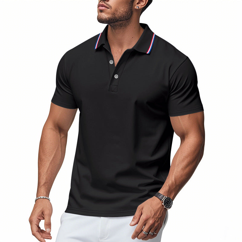 Herren Poloshirt mit modernem Kragen und feuchtigkeitsregulierender Technologie Krohn-e