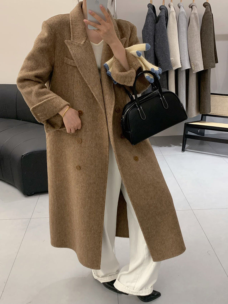 Krohn-e | Eleganter Wollmantel für Damen