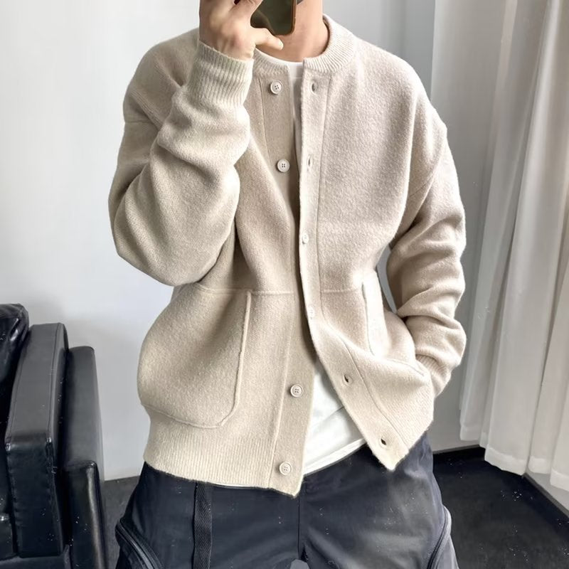 Krohn-e | Klassische Herren-Strickjacke