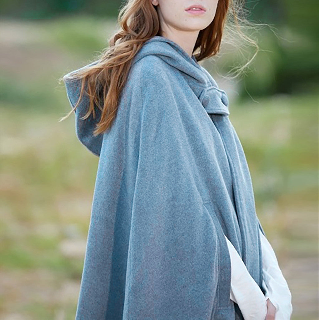 Damen Überwurf Poncho Krohn-e