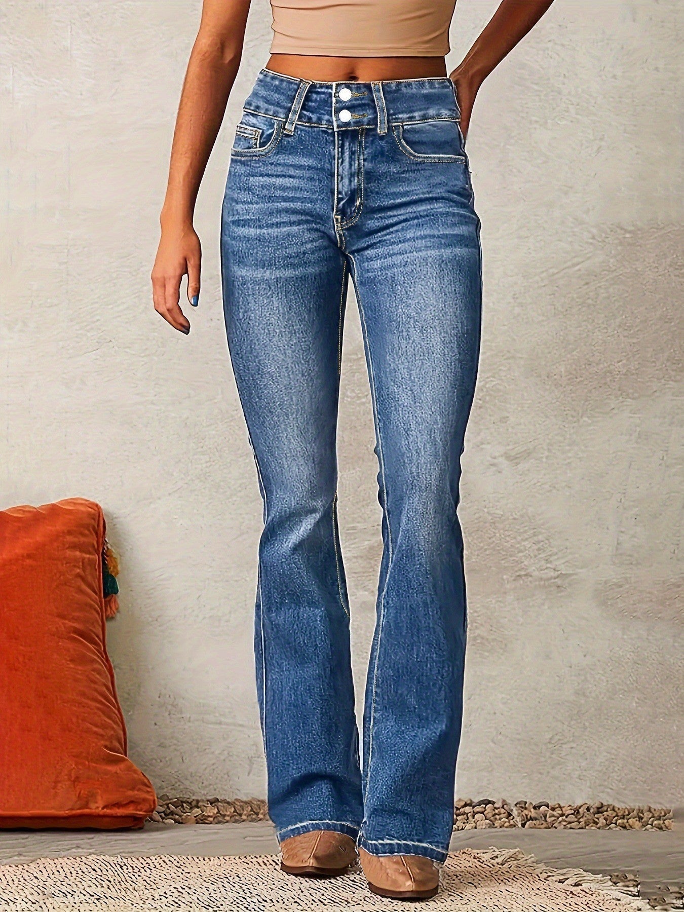 Damen Flared Jeans Krohn-e