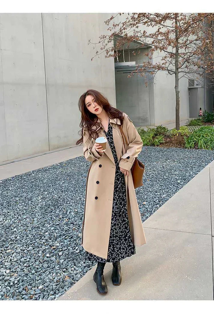 Krohn-e | Trenchcoat mit Doppelten Knopfreihen Kornelia