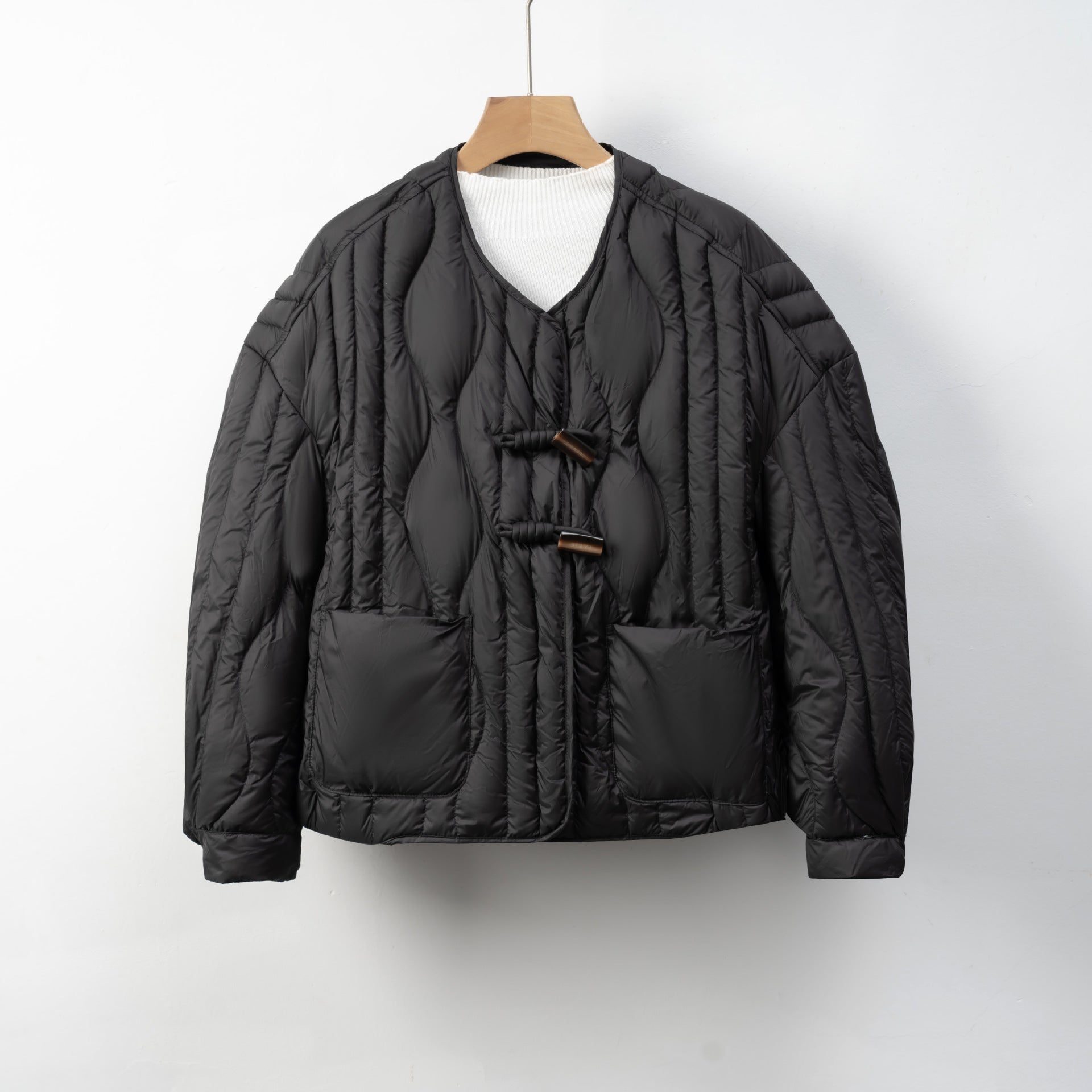 Damen Steppjacke mit praktischem Knopfverschluss und gemütlichen Taschen Krohn-e