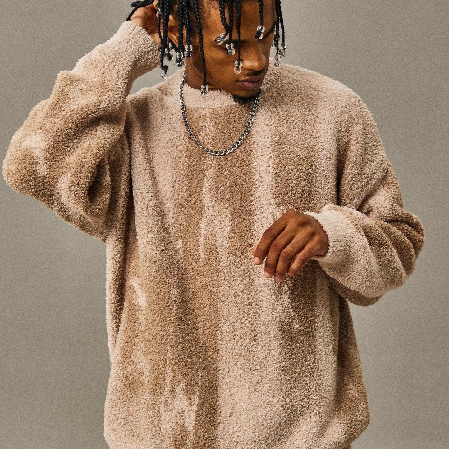 Krohn-e | Grafische Strickjacke Weich und Modern Bequem und Schick
